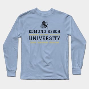 RESCHS UNIVERSITY - black print Long Sleeve T-Shirt